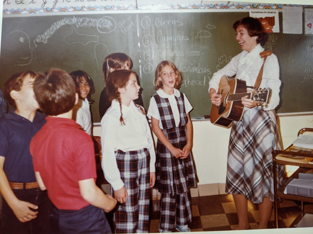 singing